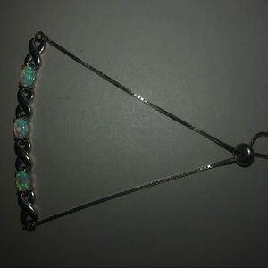 Opalite Sterling Silver Bracelet